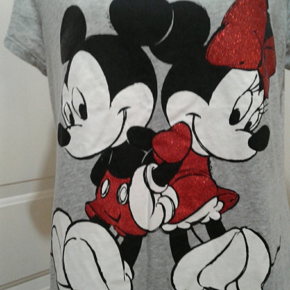 🌺 3/$15 Disney Mickie & Minnie Top or Nightshirt - Picture 2 of 4